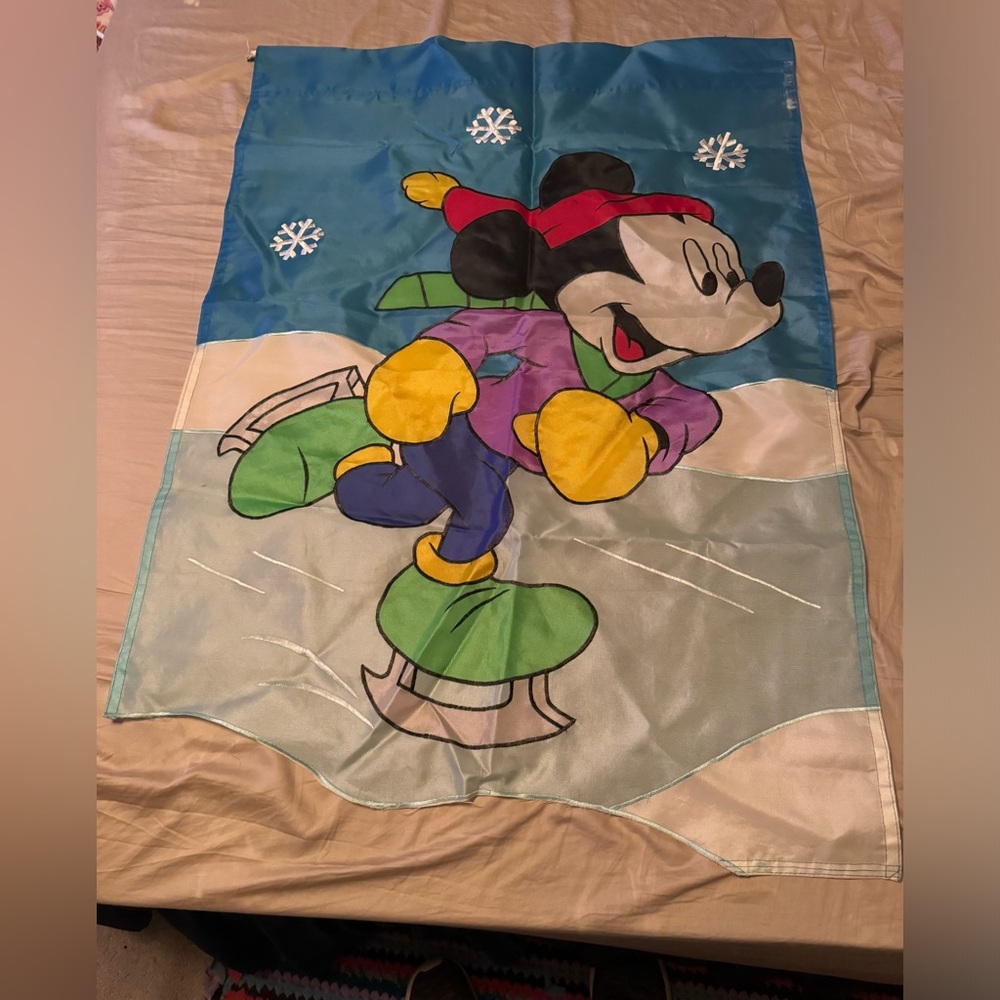 Mickey Mouse vertical flag